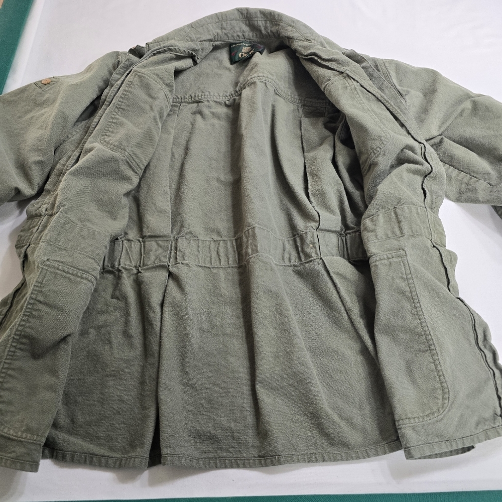 Vintage Orvis Men's Travel Norfolk Safari belted Bush Jacket Coat XXL Fishing - Picture 2 of 12